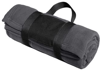 Port Authority® Fleece Blanket with Carrying Strap